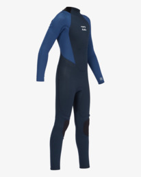 5 5/4mm Intruder - Back Zip Wetsuit for Boys Blue ABBW100140 Billabong