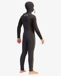 4 5/4 Boy's Absolute Hooded Wetsuit Black ABBW200100 Billabong