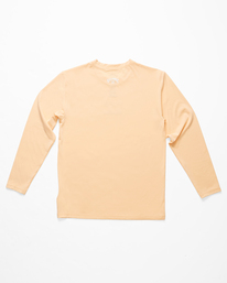 billabong, All Day Wave Rashguard à manches courtes décontracté pour Garçon, DUSTY MELON (dtm) ALL DAY WAVE BOYS LF SS ABBWR00100