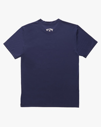 1 Boy's All Day Wave Loose Fit Short Sleeve Surf T-Shirt Blue ABBWR00100 Billabong
