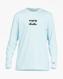 5 Boy's All Day Wave Loose Fit Long Sleeve Surf Tee Blue ABBWR00105 Billabong