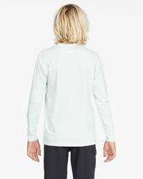 2 Boy's All Day Wave Loose Fit Long Sleeve Surf Tee Green ABBWR00105 Billabong