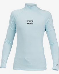 5 Boy's All Day Wave Performance Fit Long Sleeve Rashguard Brown ABBWR00108 Billabong