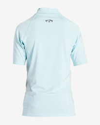 5 All Day Wave Performance Fit Rash Vest Blue ABBWR00113 Billabong