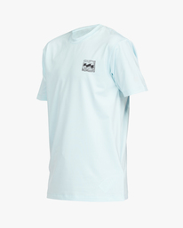 4 Boy's Crayon Wave Loose Fit Short Sleeve Surf Tee  ABBWR00122 Billabong