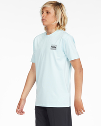 0 Boy's Crayon Wave Loose Fit Short Sleeve Surf Tee  ABBWR00122 Billabong