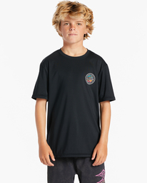 0 ROTOR BOYS LF SS Noir ABBWR03000 Billabong