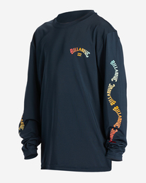 4 SNAKING ARCHES BOYS LF LS Bleu ABBWR03002 Billabong