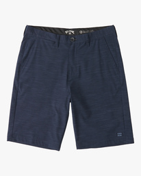 billabong, Boy's Crossfire Slub Shorts 18", NAVY (nvy) CROSSFIRE SLUB ABBWS00101