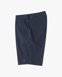 2 Boy's Crossfire Slub Shorts 18" Blue ABBWS00101 Billabong