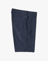 3 Boy's Crossfire Slub Shorts 18" Blue ABBWS00101 Billabong