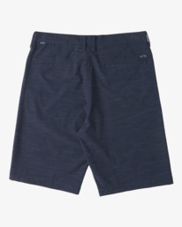 1 Boy's Crossfire Slub Shorts 18" Blue ABBWS00101 Billabong