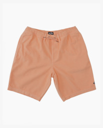 billabong, Boy's Larry Cord Corduroy Shorts, PEACH (pea) Larry Cord - Corduroy Shorts for Boys 8-16 ABBWS00128