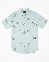 billabong, Boys' Sundays Mini Short Sleeve Shirt, SEAMIST (sem) SUNDAYS MINI SS ABBWT00105