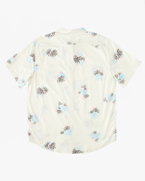 billabong, Boy's Sundays Mini Short Sleeve Shirt, STONE (stn) Sundays Mini - Short Sleeve Shirt for Boys 8-16 ABBWT00125