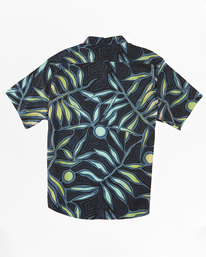 1 Boy's Sundays Short Sleeve Shirt Blue ABBWT00127 Billabong