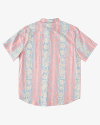 billabong, Boy's Sundays Short Sleeve Shirt, DUSTY RED (dyr) SUNDAYS SS ABBWT00127