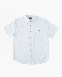 billabong, Boy's All Day Short Sleeve Shirt, BLUE HAZE (bn4) ALL DAY JACQUARD SS ABBWT00128