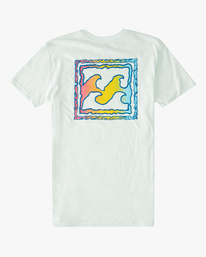 1 Boys' Crayon Wave Short Sleeve T-Shirt Green ABBZT00198 Billabong