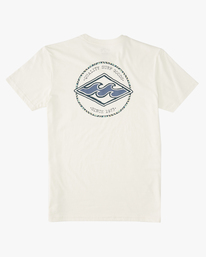 billabong, Boy's Rotor Diamond Short Sleeve T-Shirt, OFF WHITE (ofw) ROTOR DIAMOND SS ABBZT00291