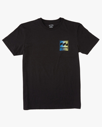 0 Boy's Crayon Wave Short Sleeve T-Shirt  ABBZT00292 Billabong