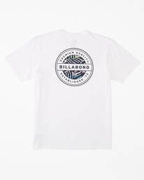 0 Boys' Rotor Short Sleeve T-Shirt White ABBZT00331 Billabong
