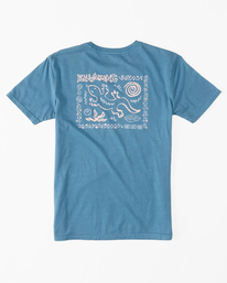 billabong, Boy's Reflections T-Shirt, BLUE LAGOON (bll) Reflections - T-Shirt for Boys 8-16 ABBZT00363