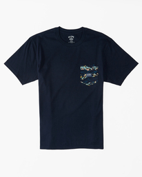 billabong, Boy's Team Pocket T-Shirt, NAVY (nvy) TEAM POCKET ABBZT00364