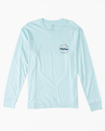 billabong, Boy's Rotor Diamond Long Sleeve T-Shirt, COASTAL (ctl) ROTOR DIAMOND LS ABBZT00366