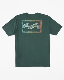 billabong, Crayon Wave - T-Shirt for Boys, CYPRESS (cys) Crayon Wave - T-Shirt for Boys ABBZT00374