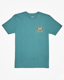 1 Heritage - Maglietta da Ragazzo 8-16 Green ABBZT00403 Billabong