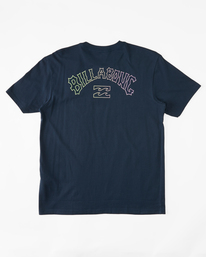 0 Boy's Arch Fill Short Sleeve T-Shirt Blue ABBZT00447 Billabong