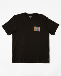 1 Boy's Crayon Wave Short Sleeve T-Shirt Black ABBZT00453 Billabong