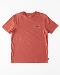 1 Boy's Exit Arch Short Sleeve T-Shirt Orange ABBZT00454 Billabong