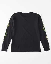 1 Boy's Snaking Arches Long Sleeve T-Shirt Black ABBZT00459 Billabong