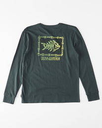0 Boy's Sharky Long Sleeve T-Shirt Green ABBZT00461 Billabong