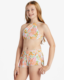 1 Girl's Blown Away Elastic Waist Multicolor ABGBS00132 Billabong