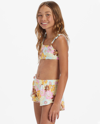 3 Girl's Flower Power Swim Short Boardshorts Multicolor ABGBS00134 Billabong
