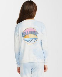 2 Girls' Making Waves Crewneck Sweatshirt Blue ABGFT00138 Billabong