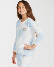 1 Girls' Making Waves Crewneck Sweatshirt Blue ABGFT00138 Billabong