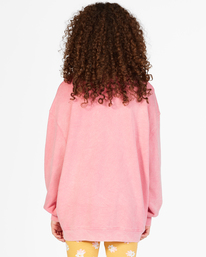 2 Girls' Making Waves Crewneck Sweatshirt Orange ABGFT00138 Billabong
