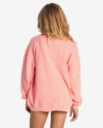 2 Girls' Making Waves Crewneck Sweatshirt Pink ABGFT00138 Billabong