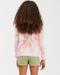 2 Girls' Making Waves Crewneck Sweatshirt Multicolor ABGFT00138 Billabong