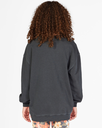 3 Girls' Making Waves Crewneck Sweatshirt Black ABGFT00138 Billabong