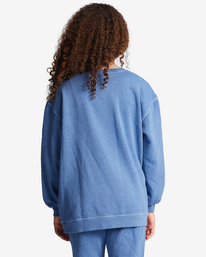 billabong, Girls' Making Waves Crewneck Sweatshirt, MEDIUM VINTAGE (bjny) MAKING WAVES FLEECE ABGFT00144