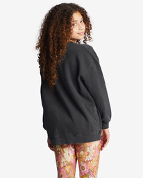2 Girls' Making Waves Crewneck Sweatshirt Black ABGFT00144 Billabong