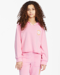 billabong, Girls' Always Hoodie, PINK SKIES (mfr0) ALWAYS HOODIE ABGFT00163