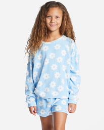 0 Girl's Surf Break Sweatshirt Blue ABGFT00170 Billabong