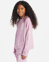 1 Girl's Perfect Weekend Mini Crew Neck Sweatshirt Purple ABGFT00172 Billabong