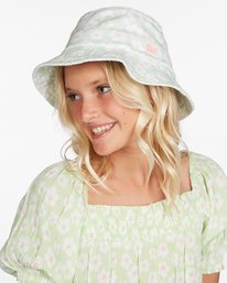 2 Girls' Bucket List Bucket Hat Green ABGHA00101 Billabong
